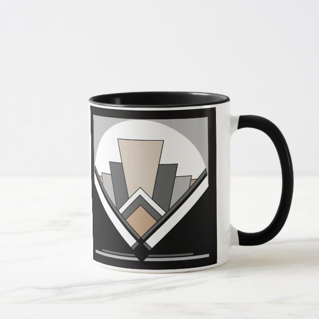 Caneca Expressão do ventilador Art Deco (Direita)