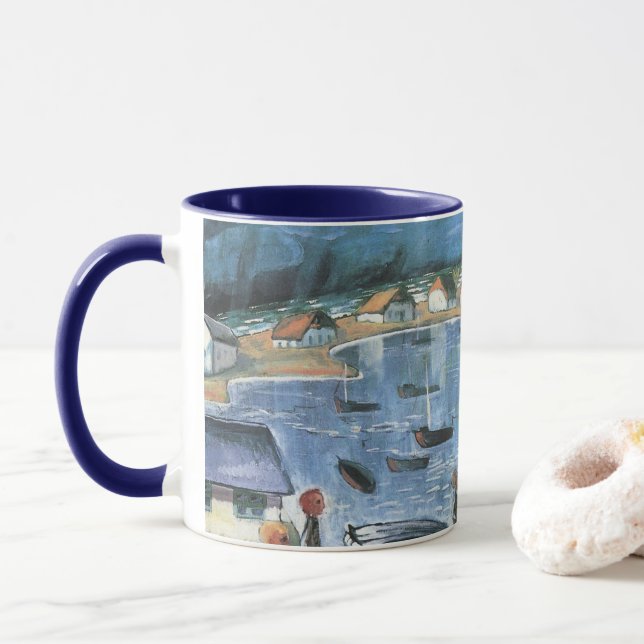 Caneca Expressionismo Vintage, Hidensee por Walter Gramat (Com Donut)