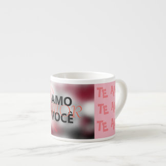 Caneca expresso: AMOR AMO VOCÊ
