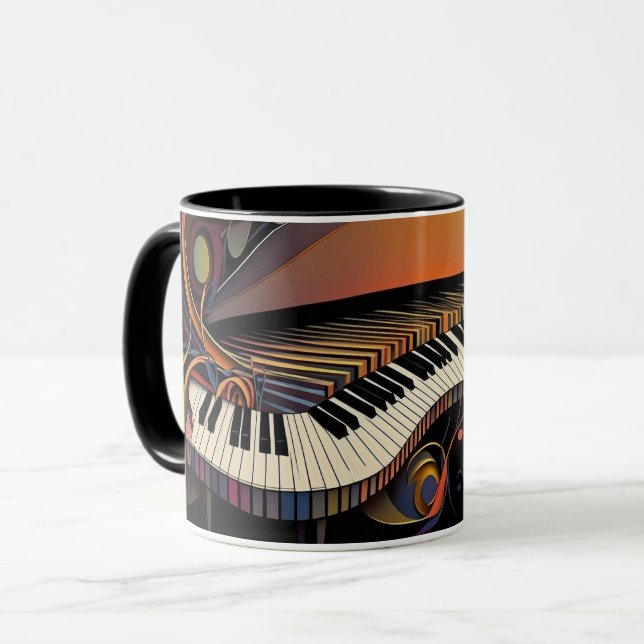 Caneca Expressões de Jazz Mug (Frente Esquerda)