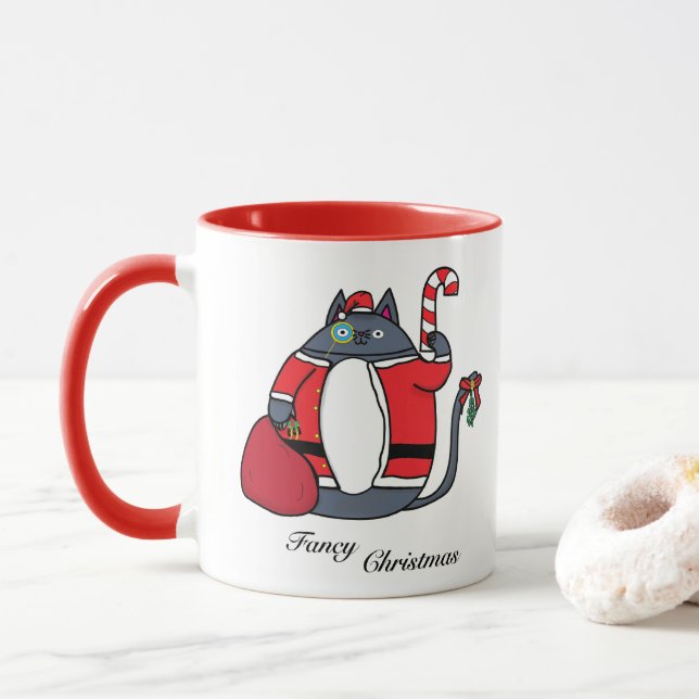 Caneca extravagante do Natal (Com Donut)