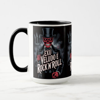 Caneca Exu Veludo é Rock'N'Roll #1