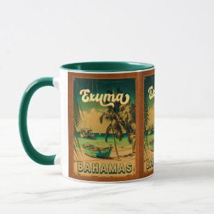 Caneca Exuma Bahamas Vintage Beach Souvenirs