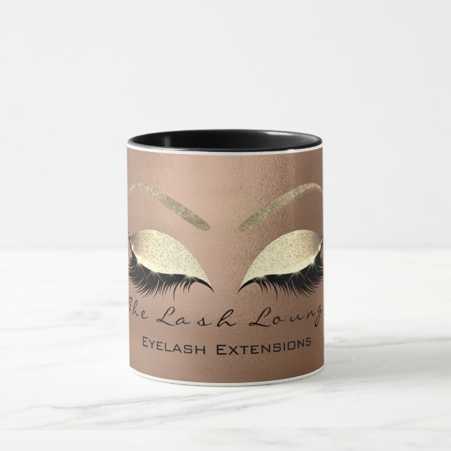 Caneca Eyelash Extenção Beauty Studio Skinny Olho Glitter (Centro)