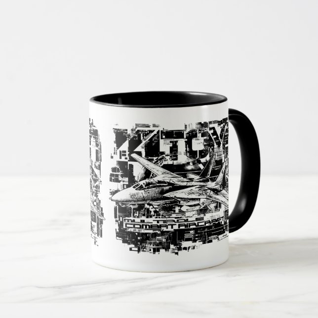 Caneca F-14 Tomcat Combo Mug (Frente Esquerda)