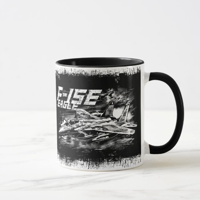 Caneca F-15 Agle 11 oz Ringer Mug (Direita)