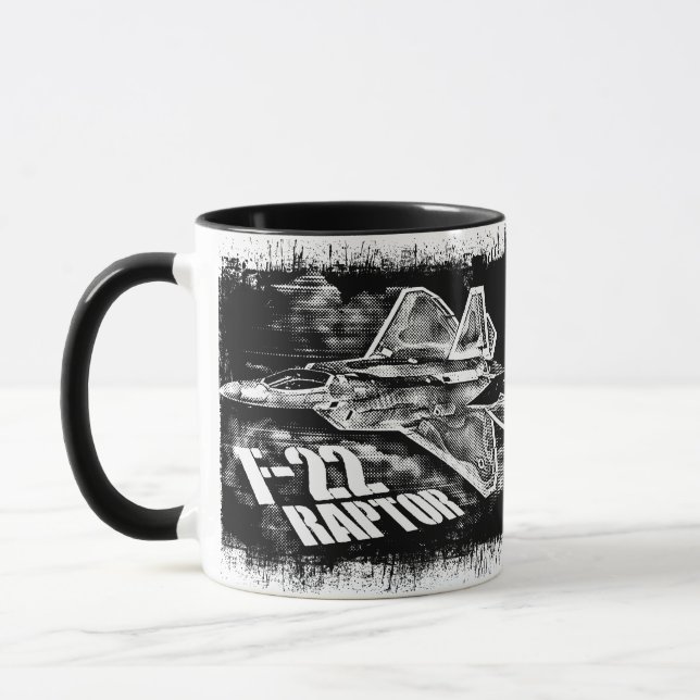 CANECA F-22 RAPTOR NULO (Esquerda)