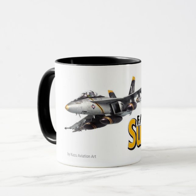 Caneca F/A-18F Super Hornet (Frente Esquerda)
