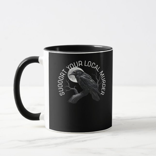Caneca F-Caw-F - Apoie Seu Assassinato Clássico (Esquerda)
