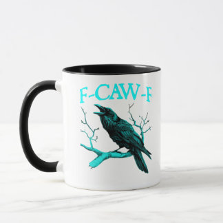 Caneca F-Caw-F Clássico Divertido Moderno