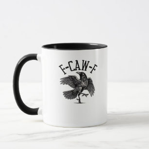Caneca F Caw F Crow Criativo Casual