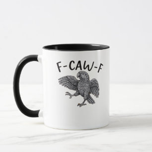 Caneca F Caw F Design Minimalista Limpo
