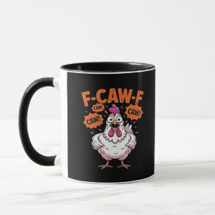 Caneca F-Caw-F Frango Clássico Legal Único