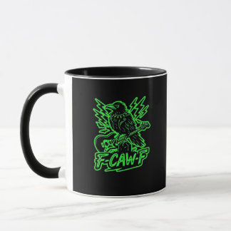 Caneca F-Caw-F Frango Clássico Minimal Limpo