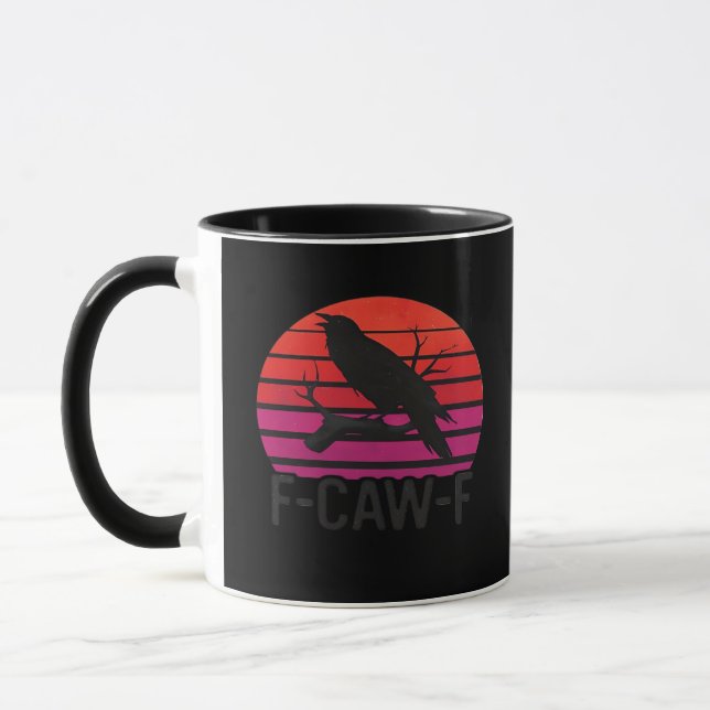 Caneca F-Caw-F Funny Crow Classic Minimal Clean (Esquerda)