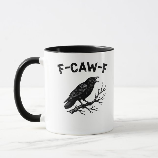 Caneca F-Caw-F Minimal Limpo (Esquerda)