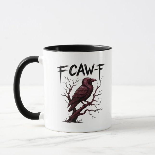 Caneca F-Caw-F Raven Classic (Esquerda)