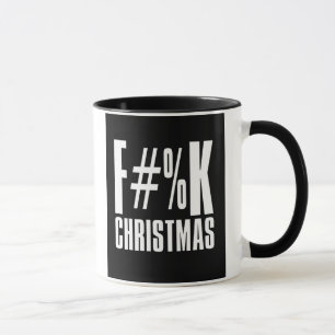 Caneca F#%K Feriado de Natal Mug