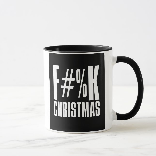 Caneca F#%K Feriado de Natal Mug (Direita)