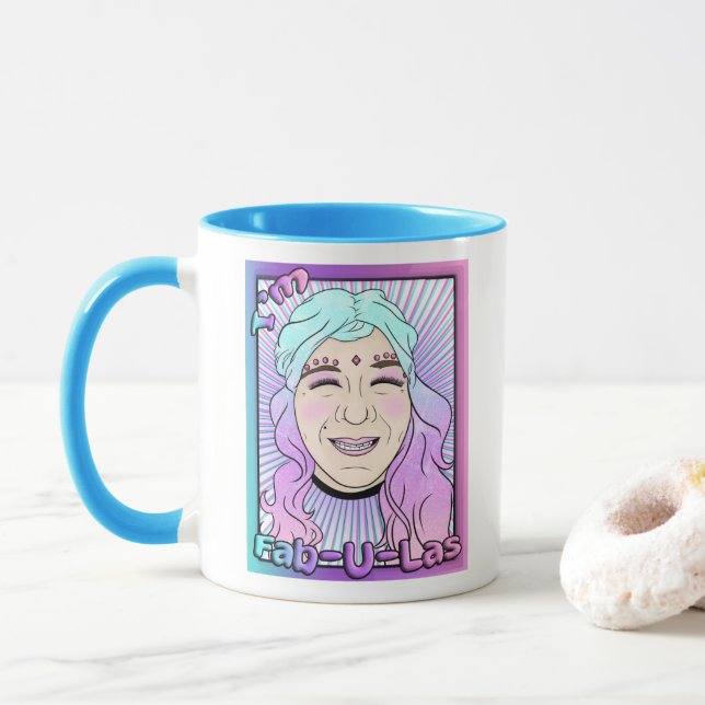 Caneca Fab-U-Las Combo Mug de Zer0 (Com Donut)