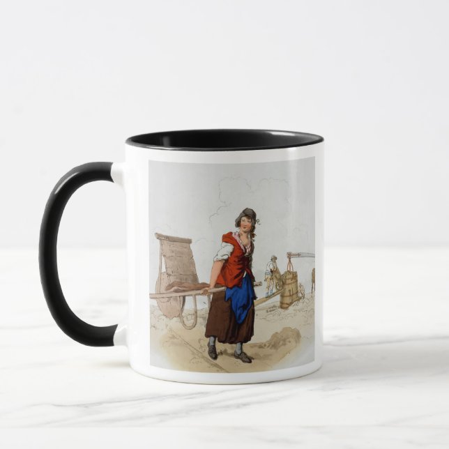 Caneca Fabricante de tijolo, do "traje de Grâ Bretanha", (Esquerda)