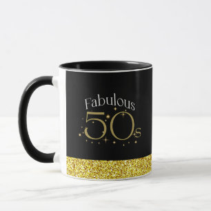 Caneca Fabulosa 50 de Escrita Moderna em Branco, Lente Do