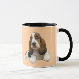 Caneca fabulosa da cara de Basset Hound
