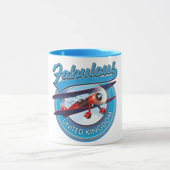 Caneca Fabuloso sistema de viagem do Reino Unido. (Centro)