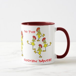 Caneca FAÇA A DANÇA DA GALINHA!  por SHARON SHARPE