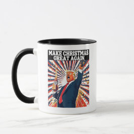 Caneca Faça Excelente De Natal Novamente Xmas Engraçado T