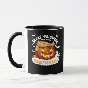 Caneca Faça o Excelente de Halloween de novo Trumpkin