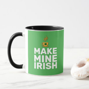 Caneca Faça o meu irlandês engraçado fixe