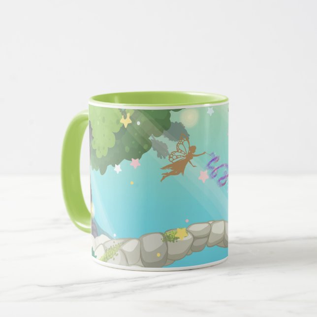 Caneca Fada-Borboleta (Frente Esquerda)