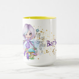 Caneca Fada Brilho Personalizada