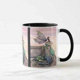 Caneca Fada Dragão do Crepúsculo Encantado