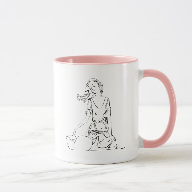 Caneca Fada Sentada… (Direita)