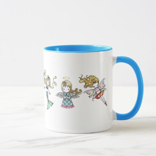 Caneca Fada Sereia Fofinha e Anjo (Direita)
