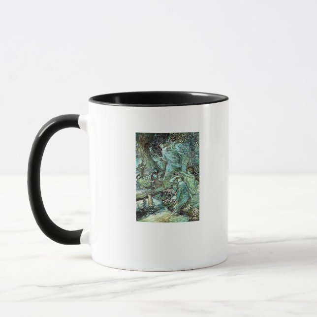 Caneca Fadas Estética de Moda Fairycore Goblincore Casa d (Esquerda)
