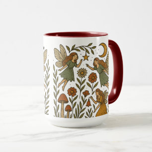 Caneca Fadas no Jardim Místico