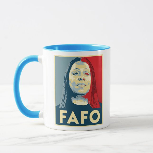 Caneca FAFO: Letitia James (Esquerda)