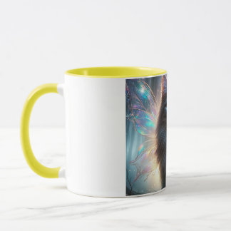 Caneca Fairy Cat inspired by Irish Folklore Cait Sìth 