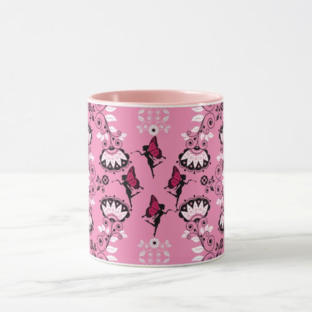 Caneca Fairy Princess Pattern Impressão (Centro)