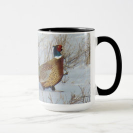 Caneca Faisão-de-pescoço-anilado B22 na Neve