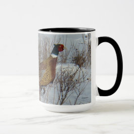 Caneca Faisão-de-pescoço-anilado na Neve B23