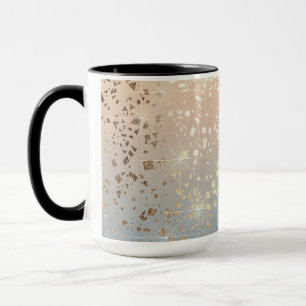 Caneca Faísca Dourado da folha da estrela do encanto 192