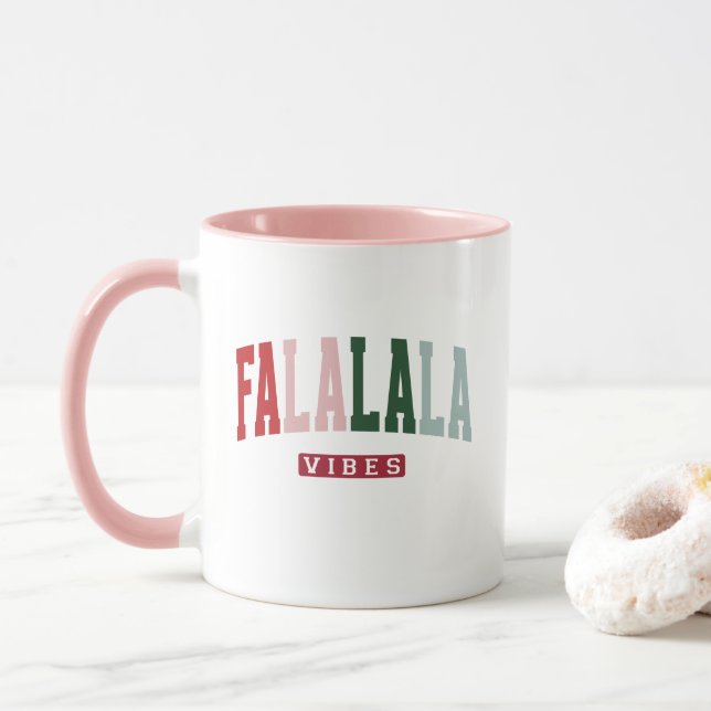 Caneca FALALALA VIBES Holiday (Com Donut)