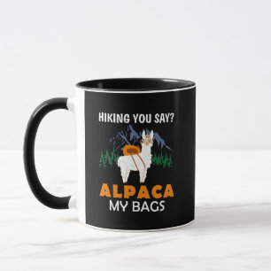 Caneca Falando Com Você Diz Alpaca As Minhas Bolsas Vinta