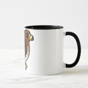 Caneca falcão Vermelho-atado