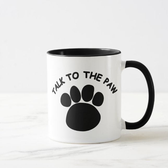 Caneca Fale com a Paw Mugs (Direita)