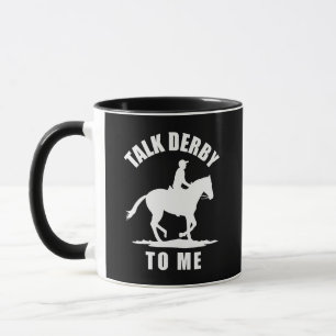 Caneca Fale Derby Para Mim - Corrida de Cavalos